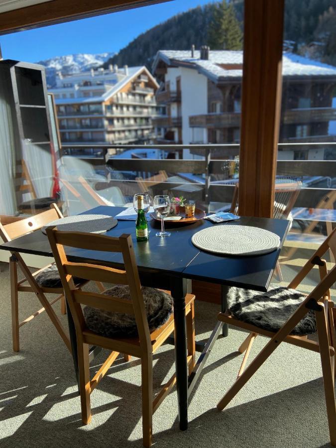 Sunny Swiss Alps Studio By Telecabine Apartment น็องดัช ภายนอก รูปภาพ