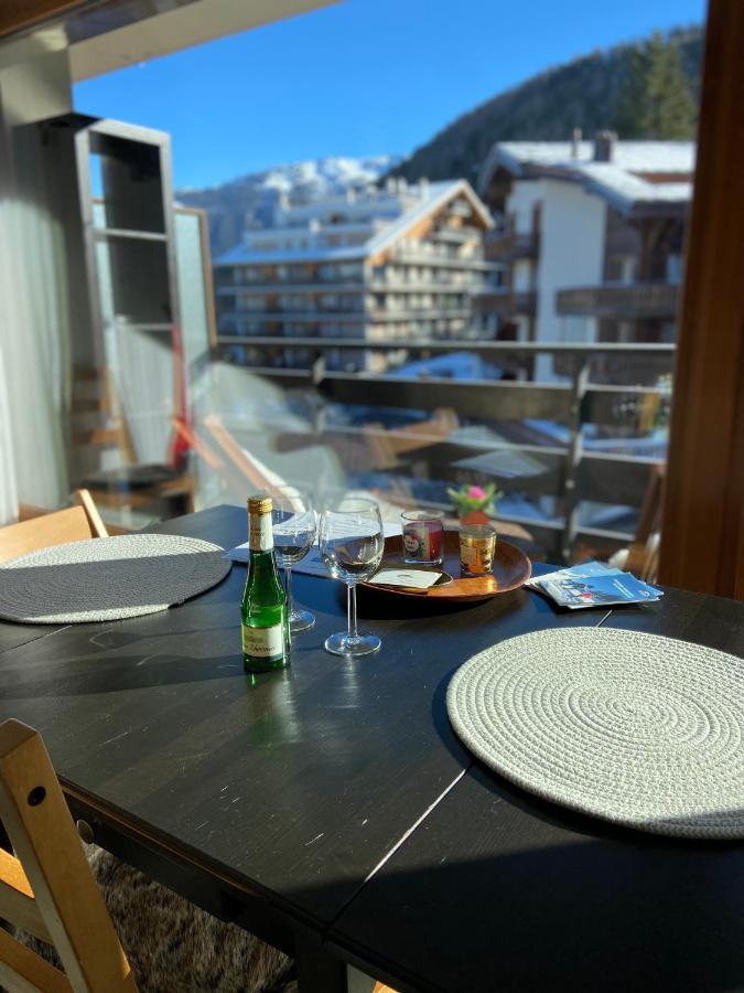 Sunny Swiss Alps Studio By Telecabine Apartment น็องดัช ภายนอก รูปภาพ